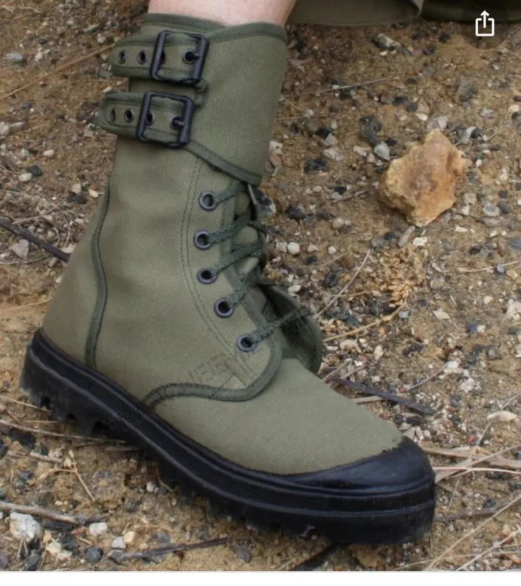 Military Army Highquatity Canvas Boots Shoes for Men