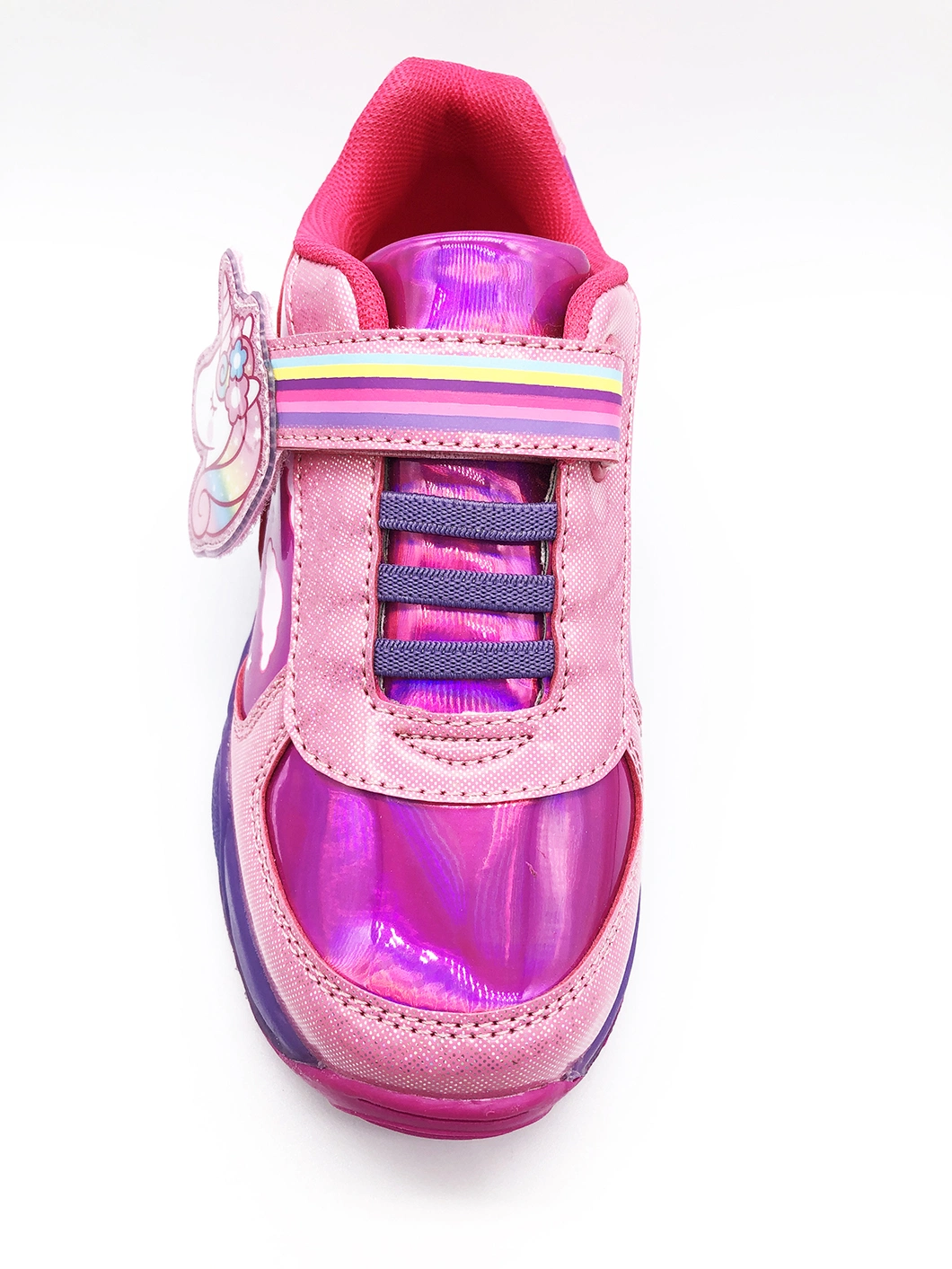 Kids Spring Pulley Shoes Light up LED Sports Shoes for Girls Children Roller Skate
